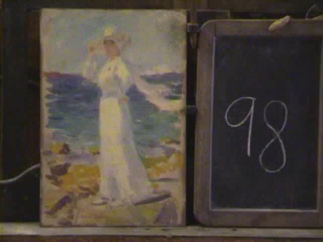 98 — La dame blanche sur la plage